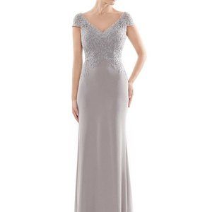 Women's Formal Gown Dress Rina diMontella Couture, RD2718, Light Mauve, Size 8